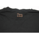 2 Lee Longsleeve Shirt Oberteil Top Black Gold Schwarz Denim Jeans L
