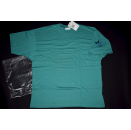 Adidas T-Shirt TShirt Vintage Deadstock 90er 90s Trefoil Gr&uuml;n Grafik Graphik S