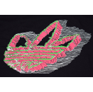 Adidas T-Shirt TShirt Vintage Deadstock 90er 90s Trefoil Pink Grafik Graphik M