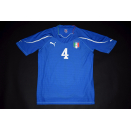 Puma Italien Trikot Jersey Maglia Camiseta Maillot Italia Italy Tifosi #4 Gr. XL