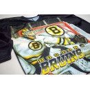 NHL Boston Bruins Trikot Jersey Maglia Camistea CCM Vintage Allover Print S/M