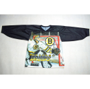 NHL Boston Bruins Trikot Jersey Maglia Camistea CCM Vintage Allover Print S/M