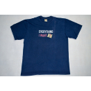 JERZEES Vintage T-Shirt TShirt Thrifting Nerds Fashion 90er Oldschool Spellout L