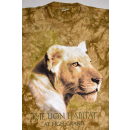 Vintage T-Shirt  Lion Habitat Las Vegas MGM Grand Casino Animal Print Löwe ca. M
