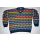 Strick Pullover Pulli Sweater Sweatshirt Oldschool Vintage Graphik 80s 90s M-L