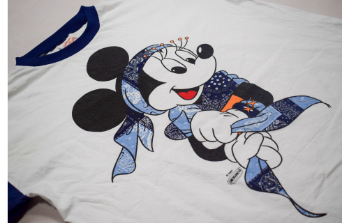 Disney Minnie Mouse T-Shirt Vintage Bandana Comic Oversize Americanwear 90er XL