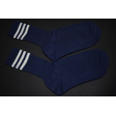 Adidas Socken Socks Sox Pl&uuml;sch Sport Vintage West Germany Blau Wei&szlig; 39-40  NEU