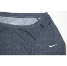 Nike Pullover Sweat Shirt Sweater Sport Training Grau Fitness Stretch Damen Gr S