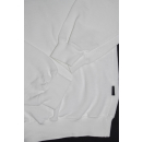 Adidas Pullover Pulli Sweater Sweatshirt Oldschool 90s Vintage Wei&szlig; on White 7 L
