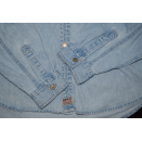 Levis Jeans Hemd Shirt Longsleeve Western Vintage Levi&acute;s 90s Clean Casual Blau L