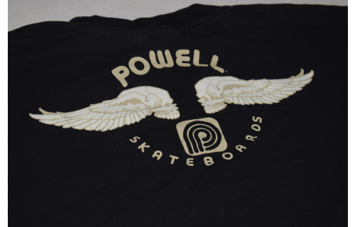 Powell Longsleeve T-Shirt Skate Skateboarding Vintage Peralta Skull Bones Logo S