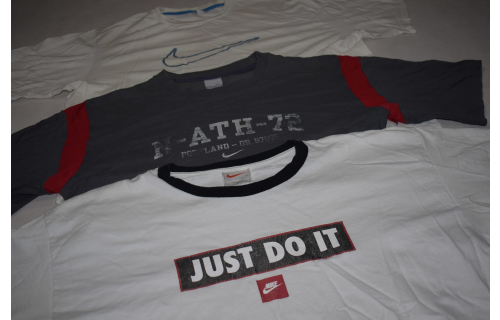 3x Nike T-Shirt TShirt Sport VINTAGE  Just Do It 90s 90er Swoosh Spellout L-XL