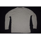 Izod Pullover Sweatshirt Sweater Jumper Casual Business Strick Knit Grau Grey L