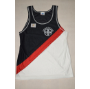 Viga Tank Top sleeves Muscle Shirt Singlet Leibchen Laufen Vintage 80s Mesh UK L