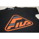 FILA T-Shirt TShirt Vintage 90er 90s Casual Clean Graphik Grafik Big Logo Gr. XS