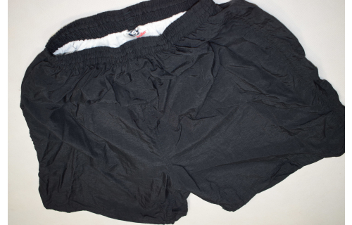 Saller Shorts Short Sprinter Vintage VTG 90er 90s Nylon Schwarz Black 9 ca XL