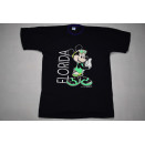 Disney Mickey Mouse Shirt Vintage Fashion Comic NEON Florida USA Velva Sheen XL
