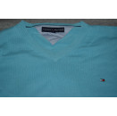 2x Tommy Hilfiger Pullover Sweat Shirt Sweater Pulli Business Casual Blau Grau L