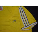 Adidas Crop Top Pullover Sweat Shirt Sweatshirt Gelb  Vintage 90er 90s 42 M