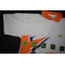 Nike Challenge Court Polo Shirt Trikot Jersey Top Vintage Tennis 90er 90s Neon S