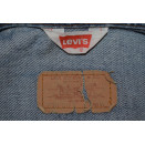 Levis Jeans Jacke Jacket Trucker Denim Vintage Blau Blue 80er Denim 44 ca M-L