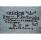Adidas Socken Socks Sox Pl&uuml;sch Sport Vintage West Germany Hell Blau 37-39  NEU