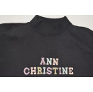Ann Christine Pullover Sweat Shirt Sweater Pastel Spellout Damen Vintage  90s M