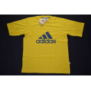 Adidas T-Shirt TShirt Vintage Deadstock 90er 90s Big Logo Gelb Yellow D 6 M NEU