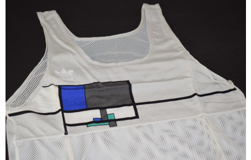 Adidas Tank Top sleeves Muscle Shirt Leibchen Mesh Nylon Vintage Deadstock 3 164