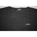 Adidas T-Shirt Sport Coord Tee 90er 90s Vintage Deadstock Schwarz Damen 44 L NEU