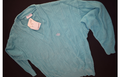 Adidas Pullover Sweatshirt Knit Sweater Strick Vintage Deadstock Austria 52 NEU