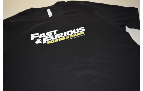 Fast & Furious Hobbs & Shaw T-Shirt Tshirt Film Movie Promo 2019 Auto S L XL NEU