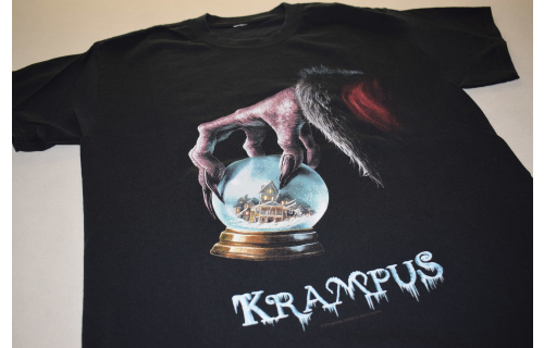 Krampus T-Shirt Tshirt Film Movie Promo 2015 Horror Comedy Schwarz S M L XL NEU