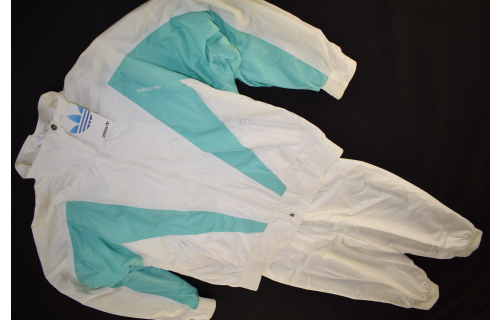 Adidas Trainings Anzug Track Jump Suit Sport Overall Einteiler Vintage Frotee 40 M