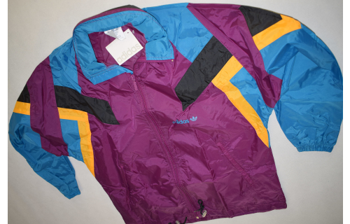 Adidas Regen Jacke Windbreaker Jacket Coat Rain Wear Nylon Vintage 90er 5 M NEU