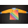 Erima Torwart Trikot Jersey Goal Keeper Camiseta Maillot Rainbow 80er 80s XS NEU