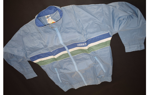 Adidas Regen Jacke Windbreaker Jacket Coat Rain Wear Nylon Vintage 152 164 176 S