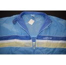 Adidas Regen Jacke Windbreaker Vintage 80s 80er Rain Jacket Coat Glanz Nylon 44