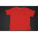 Polo Ralph Lauren T-Shirt TShirt Top Red Rot schwarzer Reiter 2T 86-92