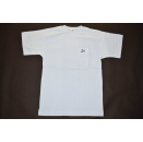 Puma T-Shirt Vintage Deadstock VTG Tshirt Chest Pocket 80er 80s Baby Blau S NEU