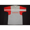 Adidas T-Shirt Trikot Jersey Vintage 80er 80s Grau...