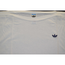Adidas T-Shirt Vintage Deadstock Sport Damen Weiß West Germany 80er 80s 44 XL