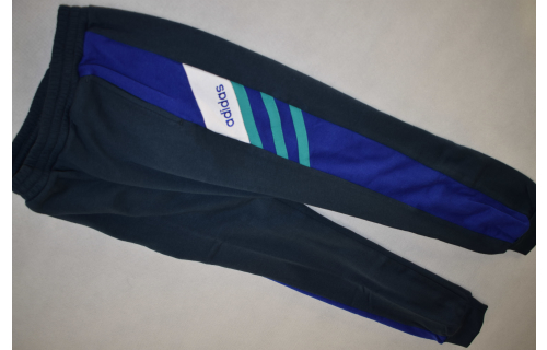 Adidas Trainings Hose Sport Track Jogging Pant Blau Blue Vintage 80er 90er 140