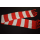 Fussball Fan Schal Scarf Vintage Deadstock 80er 80s Strick Knit Rot Weiß Red White