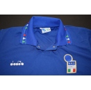 Diadora Italien Trikot Jersey Camiseta Maglia Maillot Shirt Tifosi Italia 90s XL