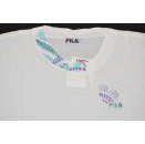FILA T-Shirt Trikot Jersey Maglia Camiseta Graphik Vintage Italia Tennis 44 NEU