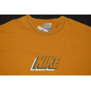 Nike T-Shirt Graphic Block Logo Vintage Deadstock Gelb Yellow Gr. L  NEU NEW