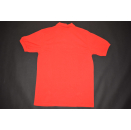 Puma T-Shirt Polo Vintage Deadstock VTG Tshirt 80er 80s 90er 90s Rot Red 7 L NEU