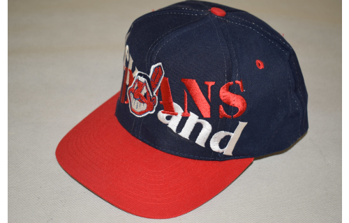 Cleveland Indians Cap Snapback Mütze Hat Vintage 90s 90er MLB Baseball Logo 7