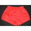 Shorts Short Sprinter Pant Vintage Deadstock Nylon Glanz Shiny Rot 80s S M L NEU 5 ca. S-M
